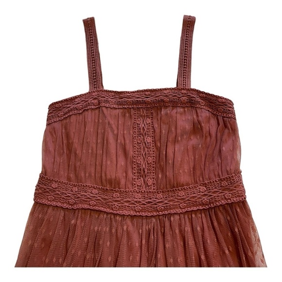 Maurices Mesh Crochet Trim Dress - Size Medium - Picture 3 of 10